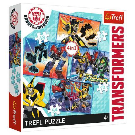 Puzzle Trefl 4w1 Transformers