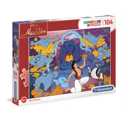Puzzle Clementoni 104el Supercolor Aladin