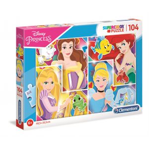 Puzzle Clementoni 104el Supercolor Princess