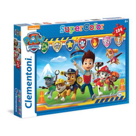 Puzzle Clementoni 104el Supercolor Psi Patrol