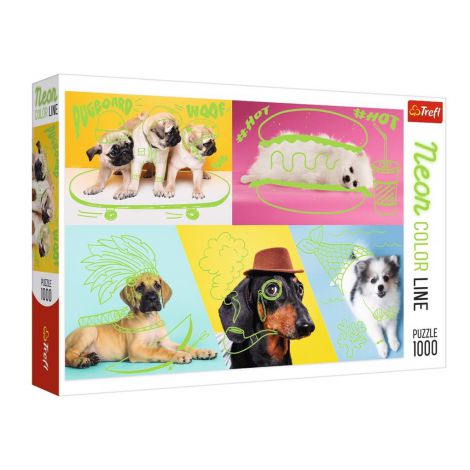 Puzzle Trefl 1000el Odlotowe Psy