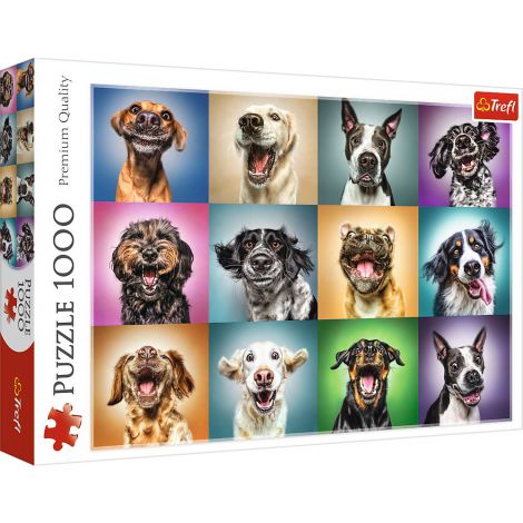Puzzle Trefl 1000el Zabawne Psie Portrety