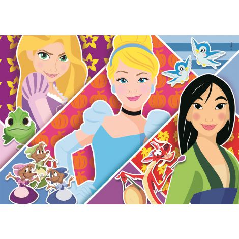 Puzzle Clementoni 2x20el Supercolor Princess - 2
