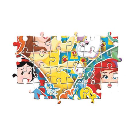 Puzzle Clementoni 2x20el Supercolor Princess - 4
