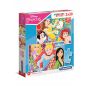 Puzzle Clementoni 2x20el Supercolor Princess - 2