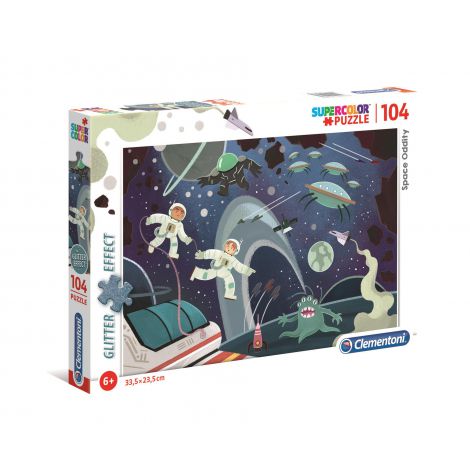 Puzzle Clementoni Glitter 104el Space Oddity