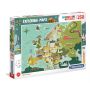 Puzzle Clementoni 250el Supercolor Exploring Maps Great Places In Europe - 2