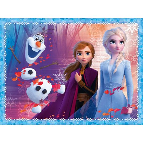 Puzzle Trefl 2w1: 30, 48el + Memos Frozen 2 - 2