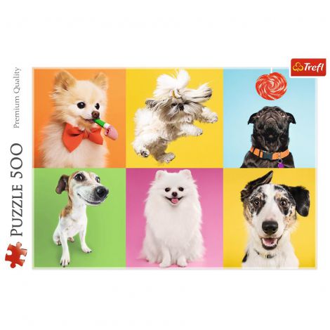 Puzzle Trefl 500el Psy - 2