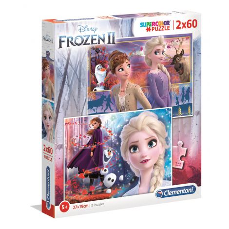 Puzzle Clementoni 2x60el Supercolor Frozen 2