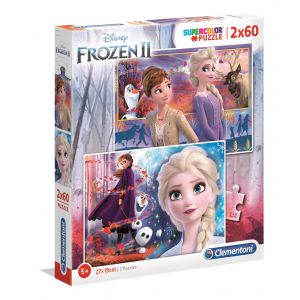 Puzzle Clementoni 2x60el Supercolor Frozen 2