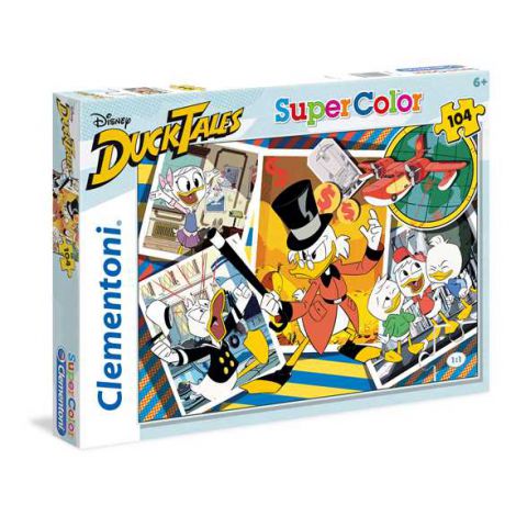Puzzle Clementoni 104el Supercolor Duck Tales