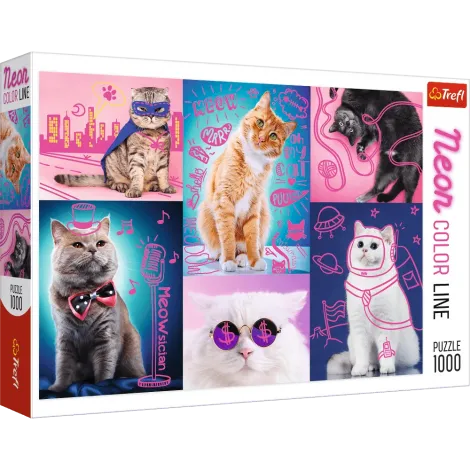 Puzzle Trefl 1000el Super Cats