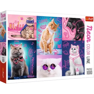 Puzzle Trefl 1000el Super Cats