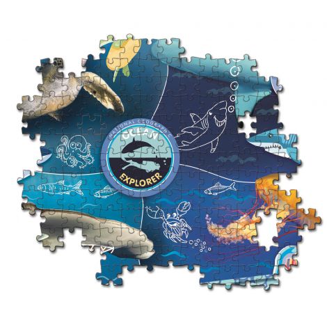 Puzzle Clementoni 104el Supercolor National Geographic Kids Ocean Explorer - 3