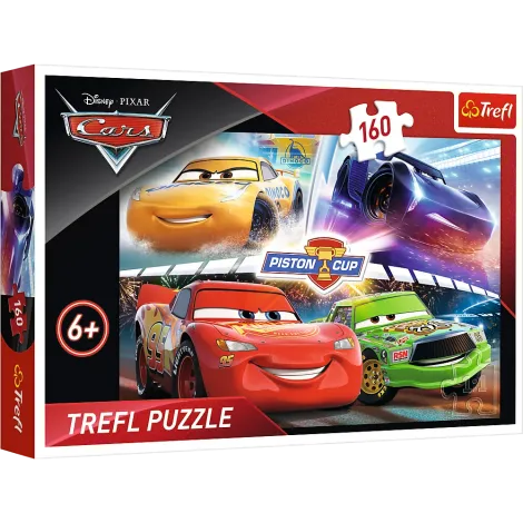 Puzzle Trefl 160el Zwycięski Wyścig Cars 3