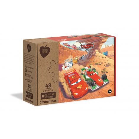 Puzzle Clementoni 3x48el Play For Future Cars
