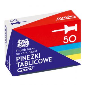 Pinezki Grand tablicowe, 50szt