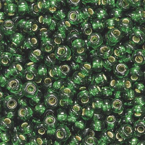 Koraliki szklane Knorr Prandell 2.5mm, Zielone ciemne transparentne