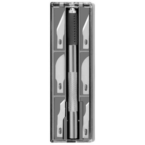 Skalpel Westcott metalowy z 6 ostrzami