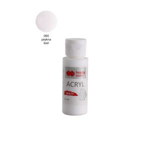 Farba akrylowa Happy Color Matt, 60ml Piękna Biel