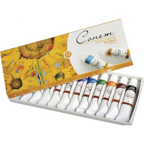 Farby olejne Sonnet, 12 kolorów x 10ml - 2