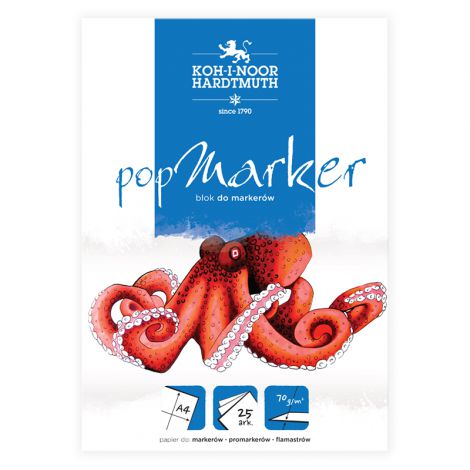 Blok do markerów Koh-i-Noor Pop Marker A4/25/70g