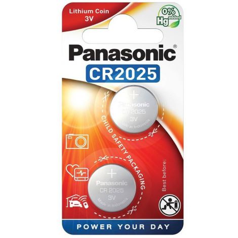 Bateria Panasonic CR2025 3V, 2szt