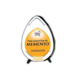 Poduszka z tuszem do stempli Memento 4,2x2,8cm Żółta jasna