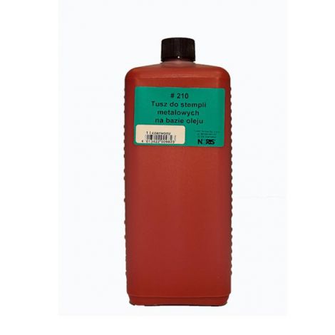 Tusz do stempli Noris Metal 25ml, Czerwony - 2
