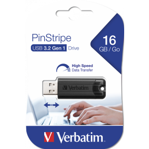 Pendrive Verbatim USB 3.2 Pinstripe 16GB