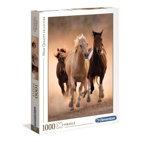 Puzzle Clementoni 1000el Running Horses