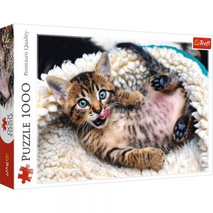 Puzzle Trefl 1000el Wesoły Kotek