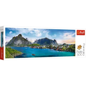 Puzzle Trefl 500el Panorama Norwegia