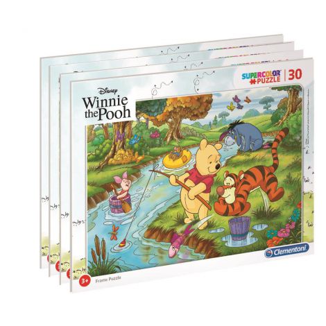 Puzzle Clementoni Ramkowe 30el Supercolor Winnie The Pooh