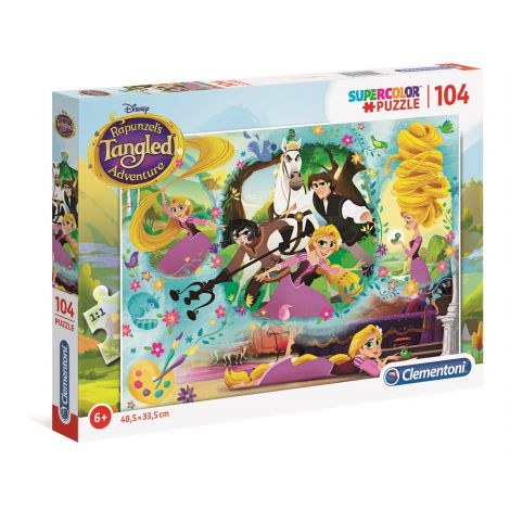 Puzzle Clementoni 104el Supercolor Princess - Roszpunka
