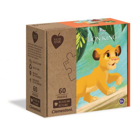 Puzzle Clementoni 60el Play For Future Lion King