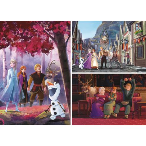Puzzle Clementoni 3x48el Play For Future Frozen 2 - 2