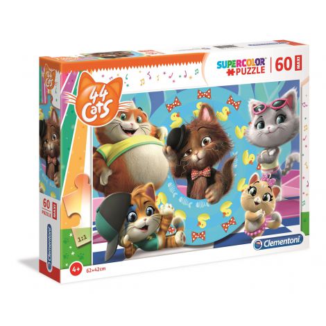 Puzzle Clementoni Maxi 60el Supercolor 44 Cats