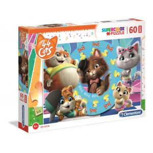 Puzzle Clementoni Maxi 60el Supercolor 44 Cats