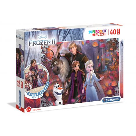 Puzzle Clementoni Podłogowe 40el Supercolor Frozen 2