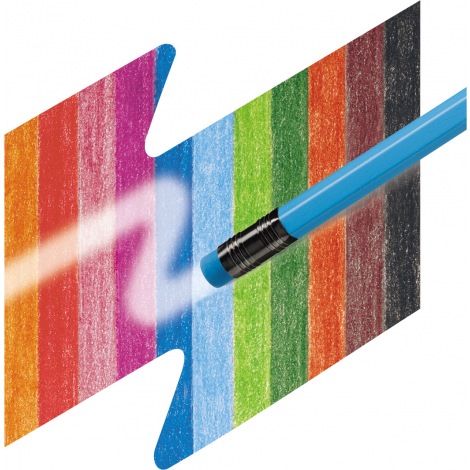 Kredki ołówkowe Faber-Castell z gumką, 12 kolorów - 3