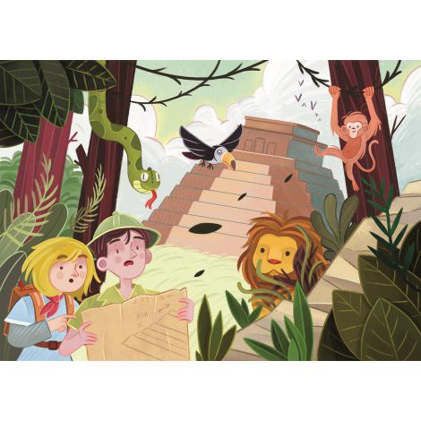 Puzzle Clementoni 2x20el Supercolor Looking For Adventure - 2