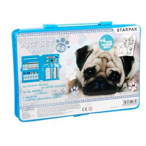 Zestaw artystyczny Starpak Cuties/Piesek, 68 elementów