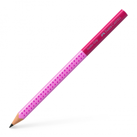 Ołówek Faber-Castell Jumbo Grip Two Tone, różowy - 2