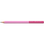 Ołówek Faber-Castell Jumbo Grip Two Tone, różowy - 2