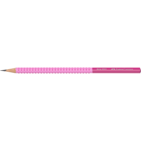 Ołówek Faber-Castell Grip 2001, B, różowy