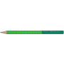 Ołówek Faber-Castell Jumbo Grip Two Tone, zielony - 2