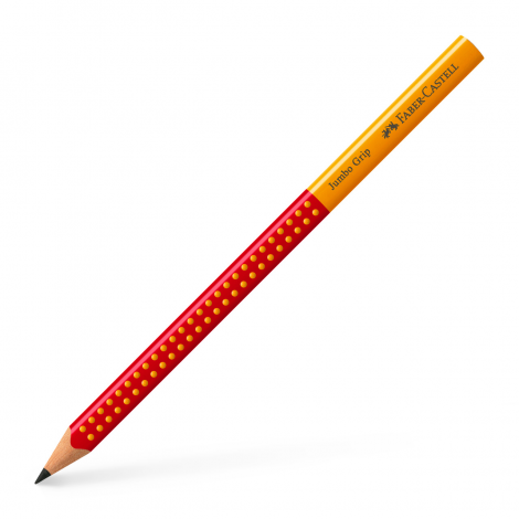 Ołówek Faber-Castell Jumbo Grip, pomarańczowo-czerwony - 2