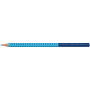 Ołówek Faber-Castell Jumbo Grip Two Tone, niebieski - 2